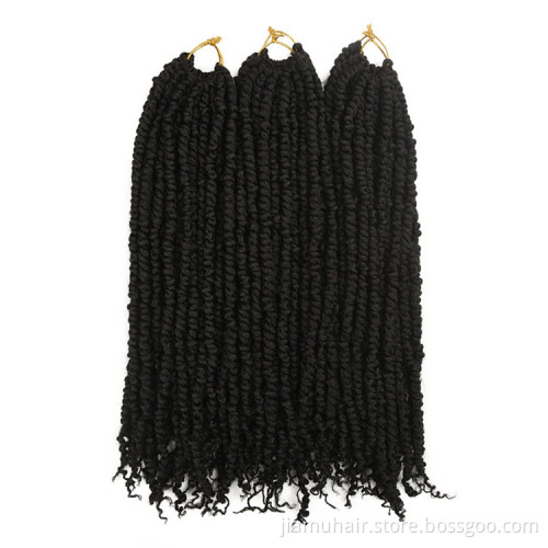 Synthetic Pre Passion Twist Crochet Hair free tress water wave braiding hair Extensions